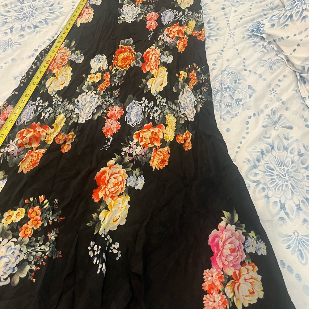 Johnny Was Floral Embroidered straps long floral dress - Picture 9 of 15